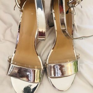 Beshka silver shoes (never worn)